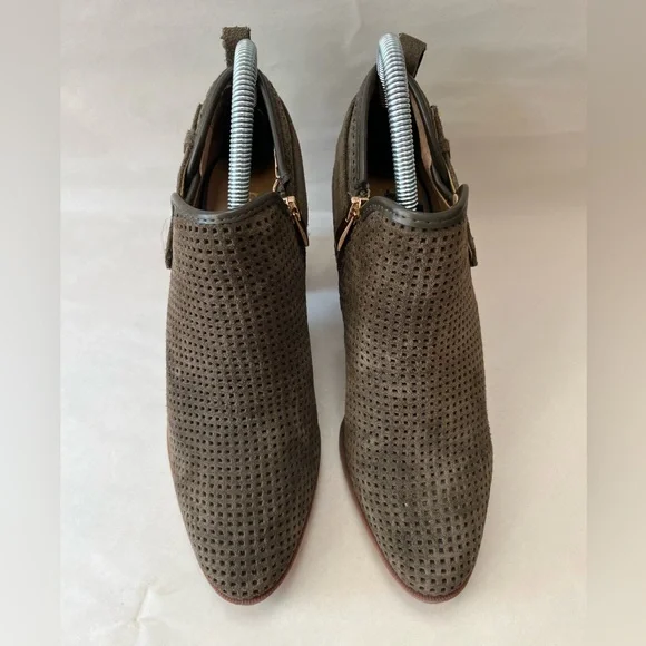 Franco Sarto Dale2 Ankle Boot Bootie sz 8.5M/ Olive Green / EUC - Picture 6 of 10